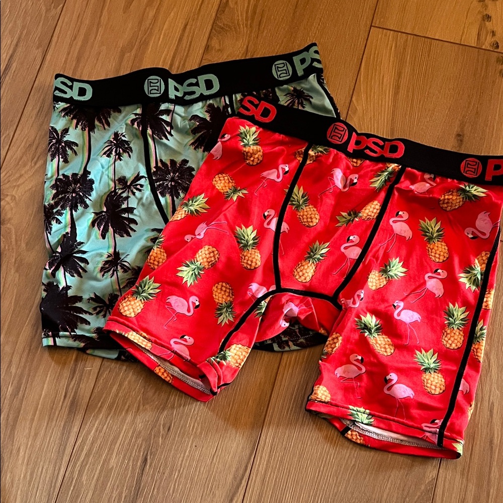 PSD Palm and Flamingo Boxer Briefs Duo